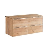 mueble bajo lavabo 120 cm y encimera tableros laminados madera