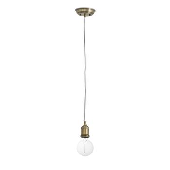 Lámpara de suspensión acero oro viejo 5.5x5.5x159 cm