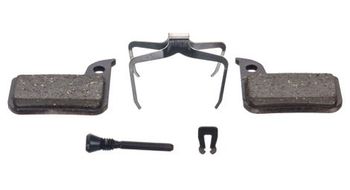 Par de pastillas de disco sram  strong hrd  strong  mtb road para level tlm ultimate organic aluminio