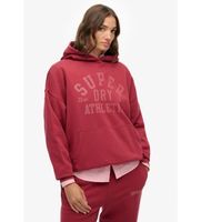 superdry para mujer w2012452a sudadera athletic relaxed burdeos s casual algodon
