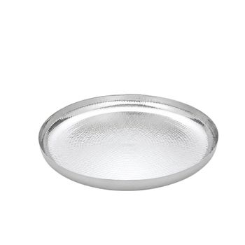 Bandeja redonda 40 cm martillada