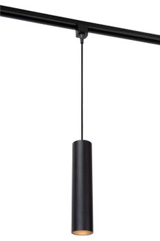 Iluminación sobre rieles de aluminio 1xgu10 (mr16), negro