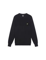 sudadera lyle  scott v1-crew lambswool marron hombre