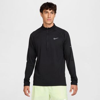 Nike Stride Half-Zip  Camiseta de running Hombres - negro, plateado