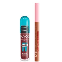 nyx professional lip lingerie  lip iv lip kit various shades - barely there