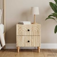armario de noche - mueble para dormitorio - madera de ingenieria - roble sonoma 43x345x48cm