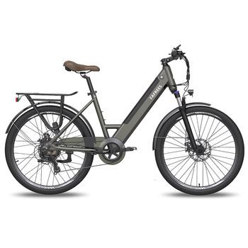 Bicicleta Eléctrica Urbana Fafrees F26 Pro, 250 W, 36 V, 14,5 Ah, Hembra, Gris