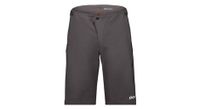 pantalones cortos de ciclismo de montana poc motion gris para hombre