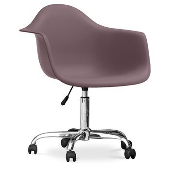 Silla De Oficina Con Reposabrazos - Silla De Escritorio Con Ruedas  - Weston Topo