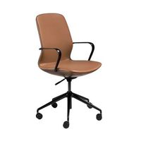 silla oficina giratoria polipiel marron angel cerda 4219 59x61x94
