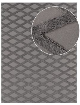Alfombra lavable Utah antracita 60x100 cm