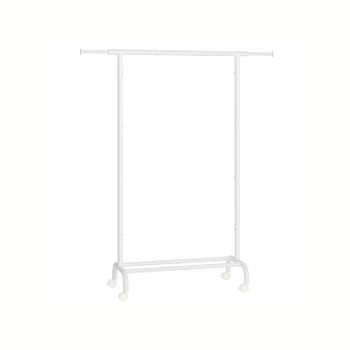 Burro para Ropa Tendedero 40 x (83-112) x 156 cm Negro Tinta, Blanco Nube