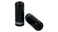 elvedes tapas de extremo de carcasa de freno de aluminio 5 0 mm 10 piezas negro
