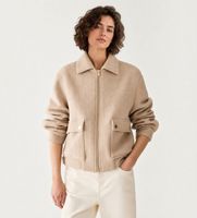 pennyblack para mujer 2621086083200 chaqueta barca beige 40 casual lana