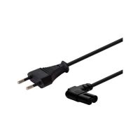 cable savio cl-144 3m negro 2 pines machomacho angular iec type e 250v