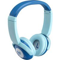 goji gkidbtb18 wireless bluetooth kids headphones - blue blue