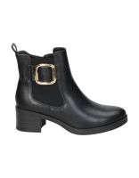 botines de tacon negros hispaflex 2571 para mujer 38
