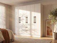 armario efecto madera blanco