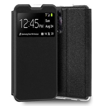 Cool Funda Flip Cover Liso Negro para Oppo A60