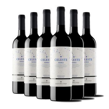 Celeste Roble Vino Tinto Ribera Del Duero D.o. Ribera Del Duero 75 Cl 14 % Pack 6 Botellas