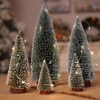 arbol de navidad pequeno decoracion para el dia de san valentin juego de 5 miniarboles de navidad