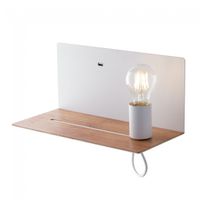 aplique con repisa y usb flash