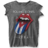 the rolling stones camiseta manga larga havana cuba para mujer