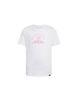 camiseta adidas food 2 infantil blanco