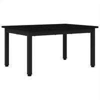 mesa de centro 70x50x36 cm metal - negro