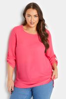 yours blusa lisa rosa chicle mujer curvy y tallas grandes yours