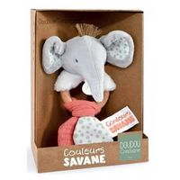 sonajero de elefante y telas de algodon