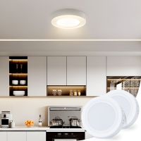 aigostar plafon led techo 6w 620lm lampara de techo led luz natural 4000k para cocina sala de estar dormitorio pasillo 123  35hmm 2 piezas