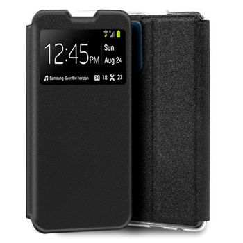 Cool Funda Flip Cover Liso Negra para Samsung Galaxy M52 5G M526