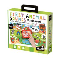 headu - first animal sounds montessori 2 anos  puzzle 2 anos 6 animales  juegos educativos ninos 2 anos con sonidos  puzles ninos 2 anos a 4 anos