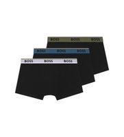 boss para hombre 50554693 set 3 boxers dia negro s homewear algodon
