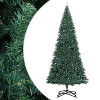 vidaxl arbol navidad artificial con soporte y leds pvc verde 500 cm