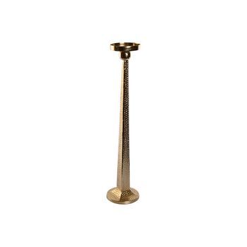 Portavela Aluminio 18,5x18,5x85,5 Dorado