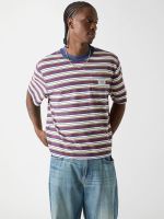 camiseta corta de rayas