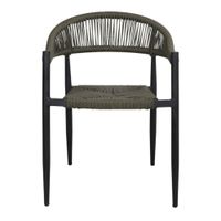 silla roma  oliva metal verde