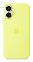 iphone 17 silicone case with magsafe - neon yellow