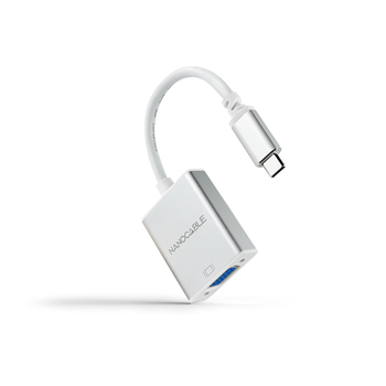 Nanocable - CONVERSOR USB-C A VGA. USB-C/M-VGA/H ALUMINIO 10CM
