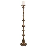 candelabro de metal dorado 15x15x895h cm