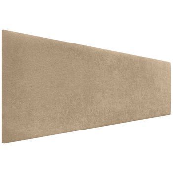 Dhome Cabecero Tierra 135cm Acabado Toalla Soft Tapizado Liso 4cm Grosor 70 Alto Tejido Suave Para Pared Acústicos Cabeceros Absorbentes (135cm, 4cm - 70 Al. - Tierra)