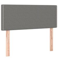 cabecero accesorio para dormir mueble de dormitorio 100 x 5 x 7888 cm tela gris oscuro tdl0203194