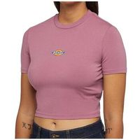 dickies tops y camisetas maple valley tee mellow para mujer