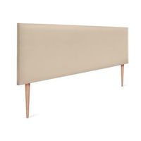 cabecero de polipiel liso 150x105cm con patas camas 150 - beige