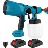 pistola de pulverizado inalambrica 2xbaterias planet pq1 azul