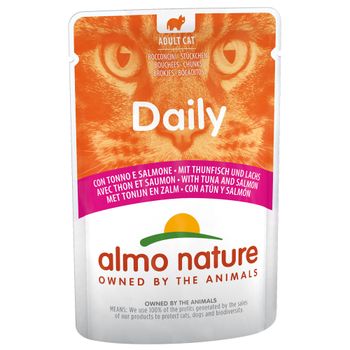 Almo Nature Daily Menu Pouches 70g - Saver Pack: Tuna & Salmon (24 x 70g)