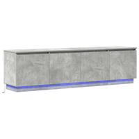 mueble de tv  mueble de salon  gabinete de tv gris concreto 180 x 38 x 49 cm