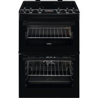 zanussi zcv66250ba 60 cm electric ceramic cooker - black black